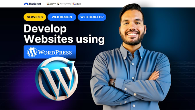 Gig Preview - Develop websites using wordpress