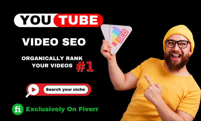 Gig Preview - Be your youtube SEO expert for organic ranking