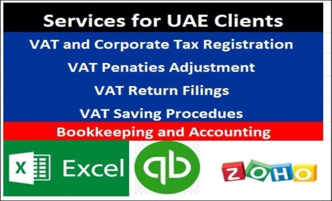 Gig Preview - Do companies vat, corporate tax and bookkeeping uae dubai