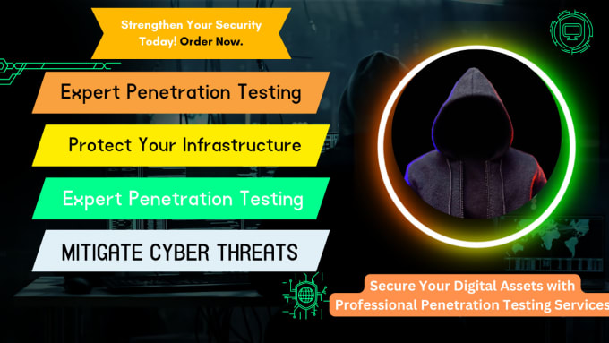 Gig Preview - Do professional penetration testing services to secure your digital assets