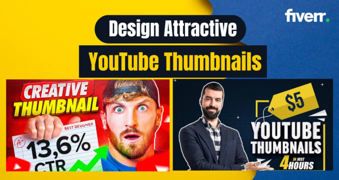 Gig Preview - Design best attractive eye catchy youtube thumbnail