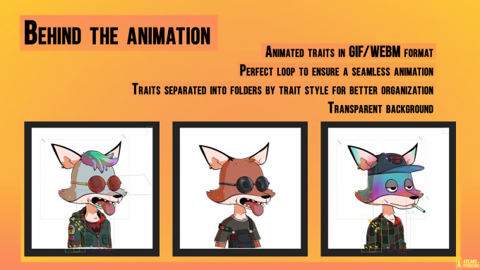 Gig Preview - Animate your nft traits