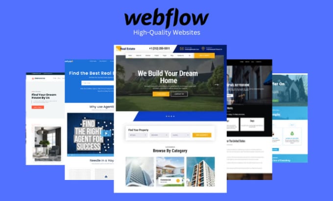 Gig Preview - Create a professional webflow website design