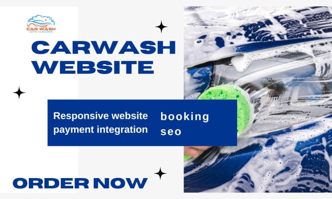 Gig Preview - Design a carwash, auto detailing and cleaning website