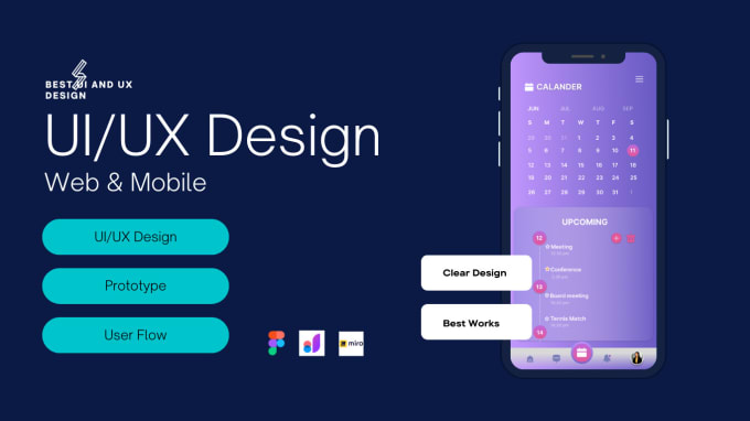 Gig Preview - Create professional uiux designs to elevate your product