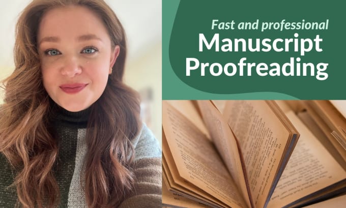 Gig Preview - Professionally proofread your book or manuscript