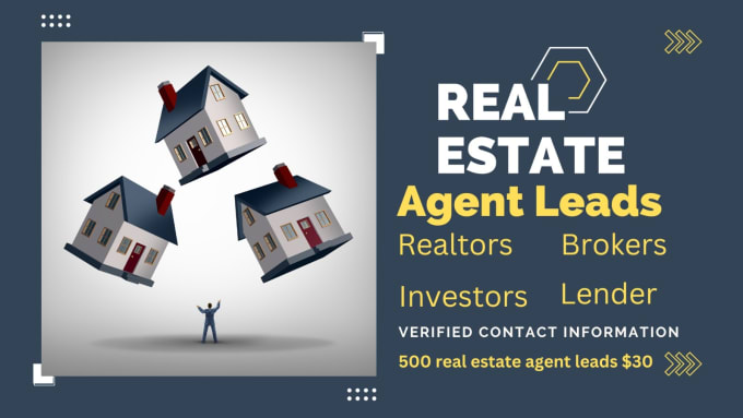 Gig Preview - Provide real estate agents, realtors, private landers emails and contact list