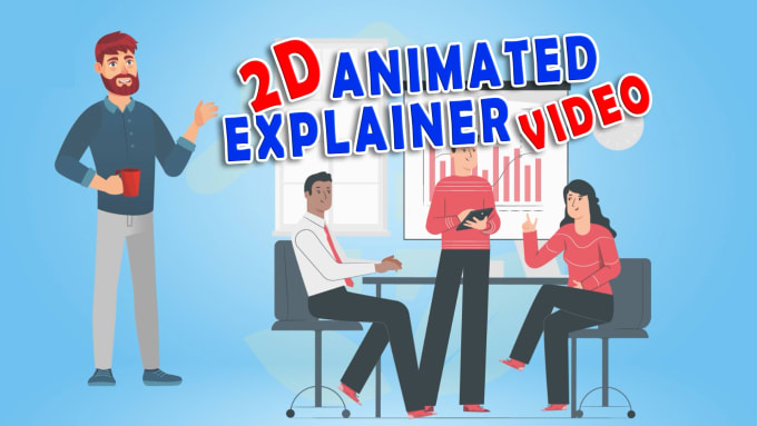 Gig Preview - Create a 2d animated explainer video for you