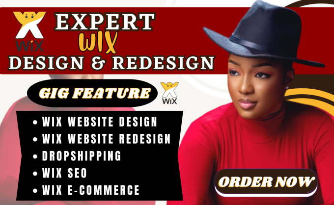 Gig Preview - Design and redesign wix website, wix, wix website development, wix ecommerce