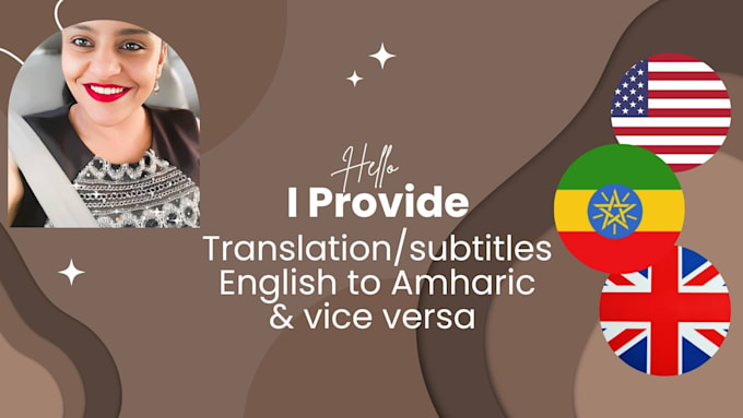 Gig Preview - Translate amharic to english and vice versa