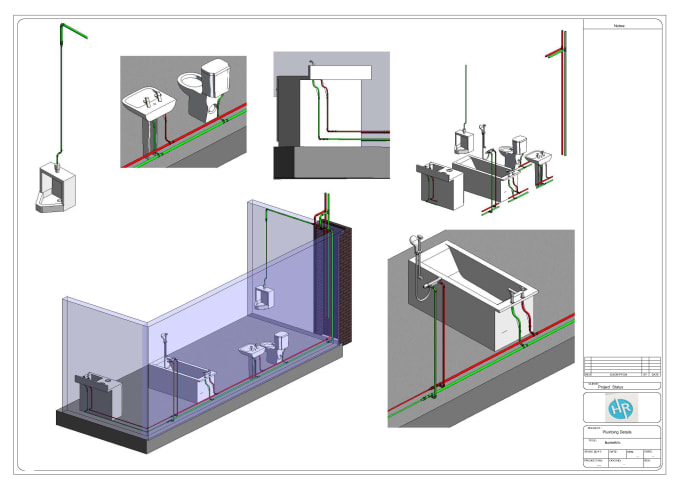 Gig Preview - Do plumbing and drainage piping layout within 24 hours