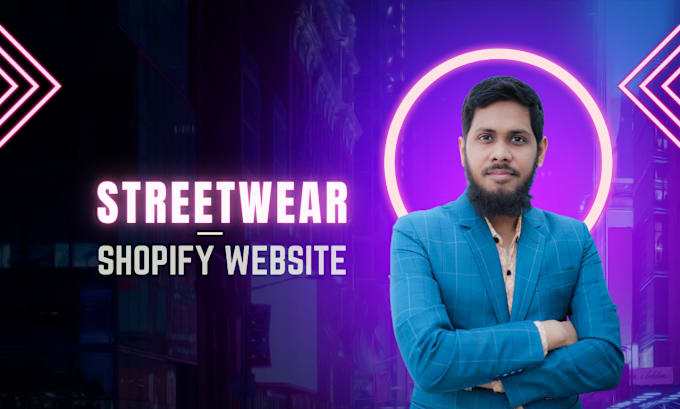 Gig Preview - Design streetwear clothing brand shopify website