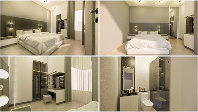 Gig Preview - Do interior design for bedroom or apartment or flat