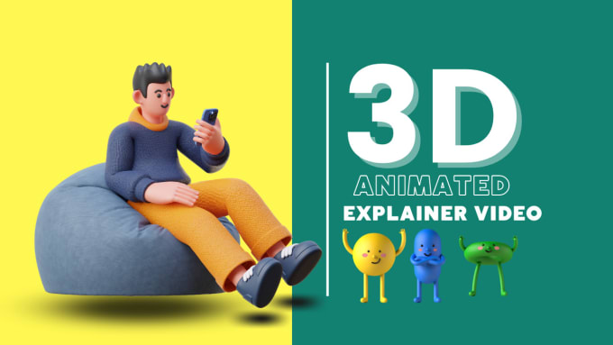 Gig Preview - Create 3d animated explainer and marketing video for your business