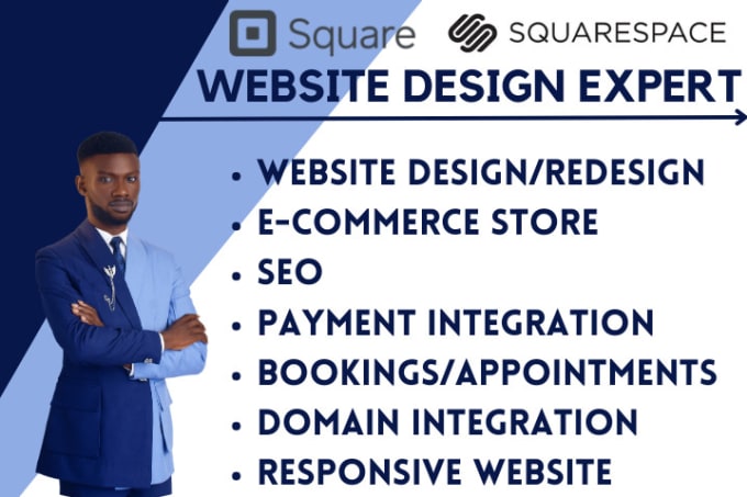 Gig Preview - Provide squarespace website design, redesign square online store