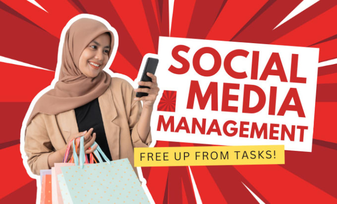 Gig Preview - Manage your social media presence for your community