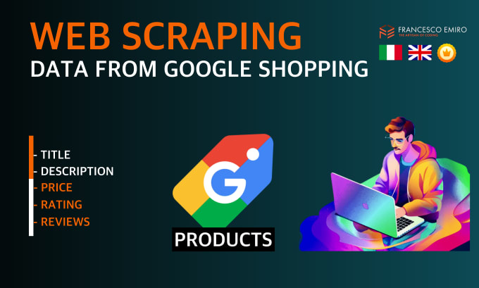 Gig Preview - Provide expert google shopping market research and product scraping