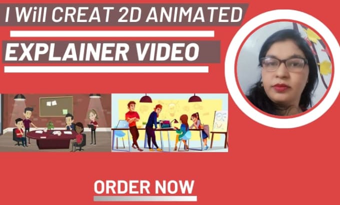 Gig Preview - Create 2d animated explainer video fun and engaging