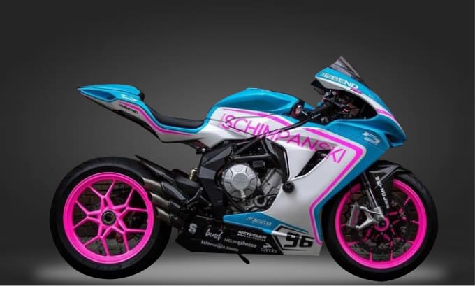 Gig Preview - Create motorcycle wrap design, vehicle wrap design