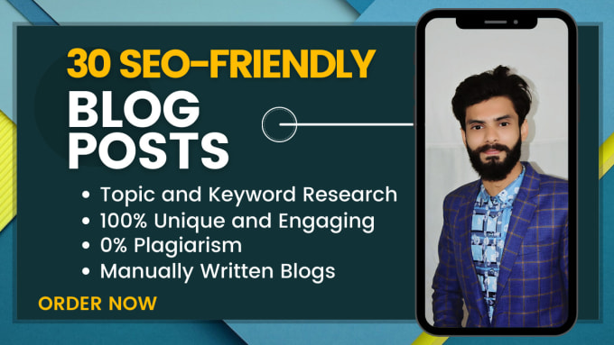 Gig Preview - Write SEO friendly bulk articles or blog posts for you