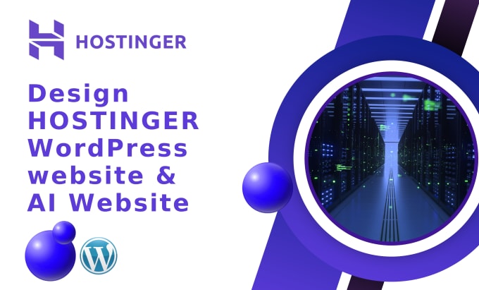 Gig Preview - Design hostinger wordpress website and hostinger ai generated website