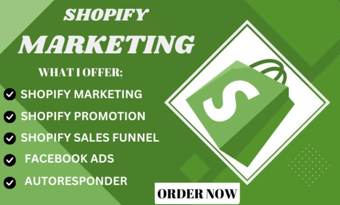 Gig Preview - Do shopify marketing, and shopify sales funnel to boost shopify sales