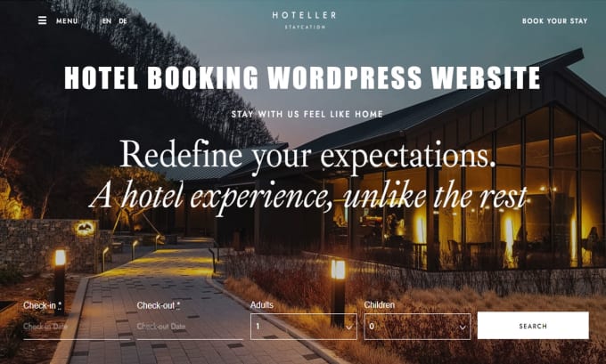 Gig Preview - Create a hotel, flight, and tourism booking affiliate website