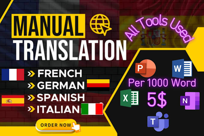 Gig Preview - Create all languages translator 1000 words provide