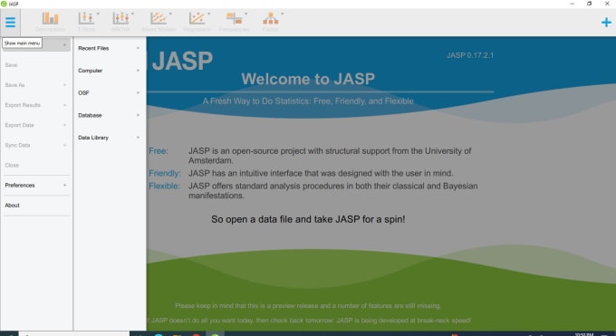 Gig Preview - Be your jasp analyst