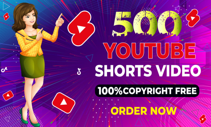 Gig Preview - Create 500 youtube short videos, bulk viral short video, motivational shorts