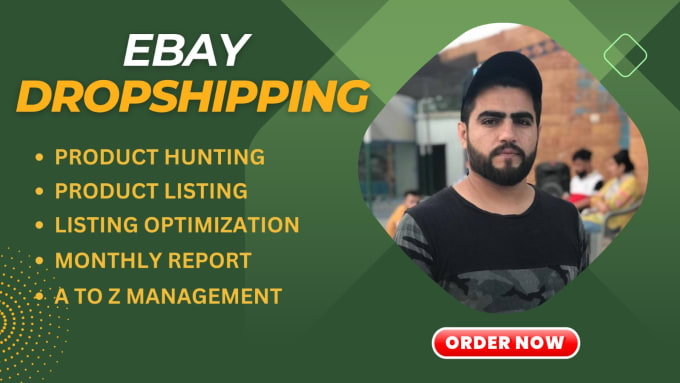 Gig Preview - Do ebay drop shipping  top listing from amazon ali express