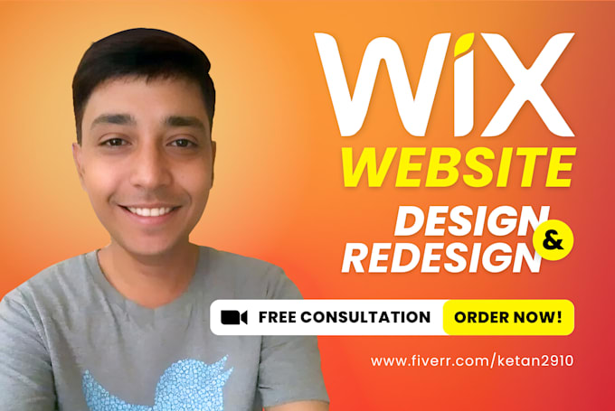 Gig Preview - Build wix website design, redesign and create wix website development