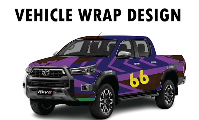 Gig Preview - Do vehicle wrap design, car wrap design, van wrap design, vehicle wrap, van wrap