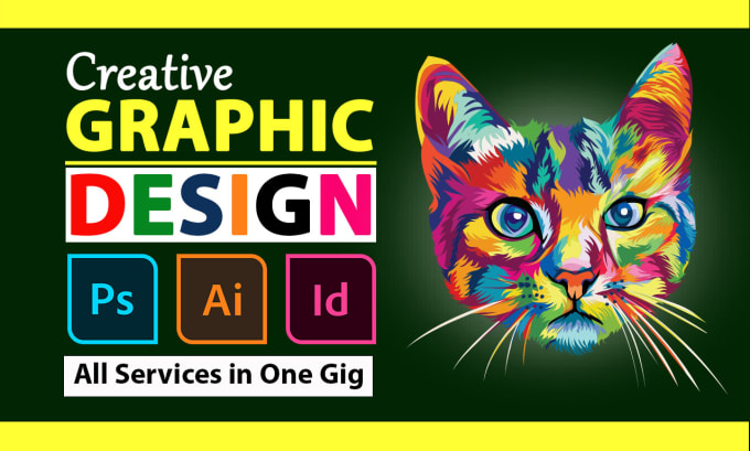 Gig Preview - Do graphic design, photoshop editing, adobe illustrator and redesign logo flyer