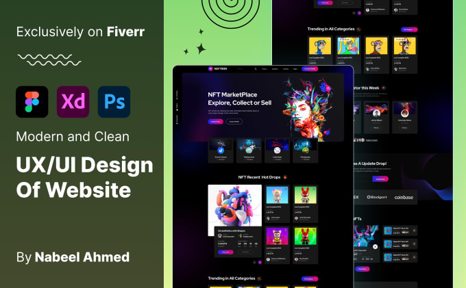 Gig Preview - Design website ui, landing page ui, mobile app ui, website mockup in figma, xd