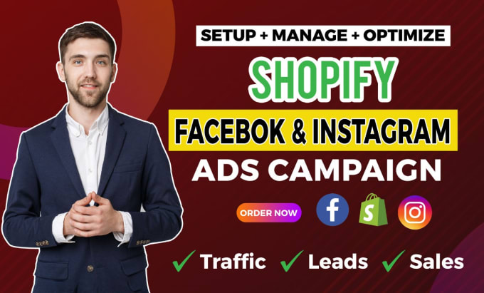 Bestseller - be your shopify facebook ads campaign manager,fb marketing and instagram ads