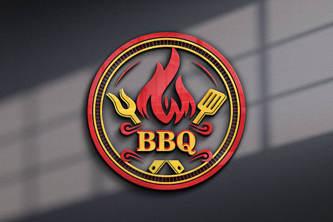 Bestseller - design fast food BBQ pizza burger café bakery restaurant logo