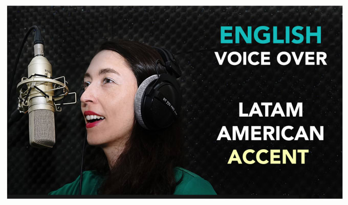 Gig Preview - Record an english female voice with latin american accent