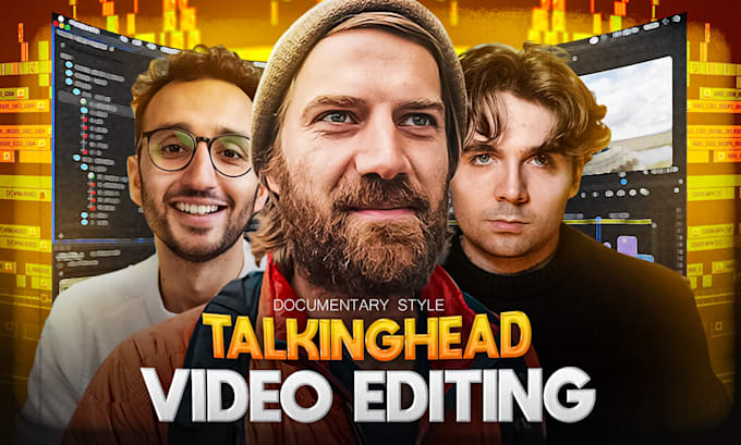 Gig Preview - Do talking head video editing in an engaging and creative way