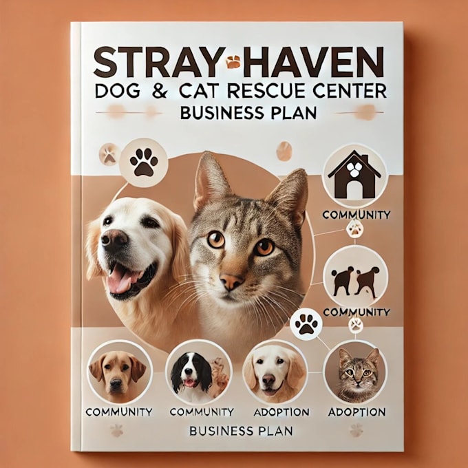 Gig Preview - Write a stray dog, cat rescue center business plan