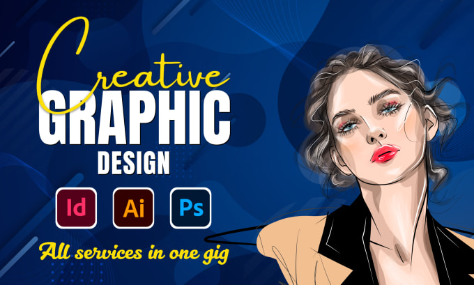 Gig Preview - Do graphic design, vector, logo, photoshop, indesign, photo editing