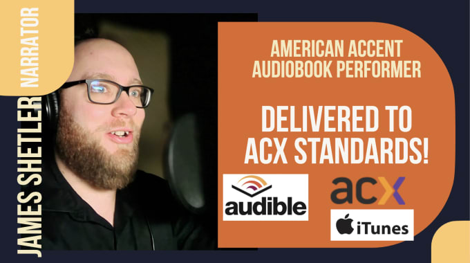 Gig Preview - Narrate your audiobook for acx and audible