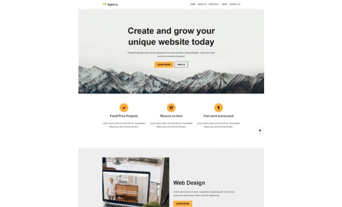 Gig Preview - Create or redesign wordpress website with a modern, responsive design