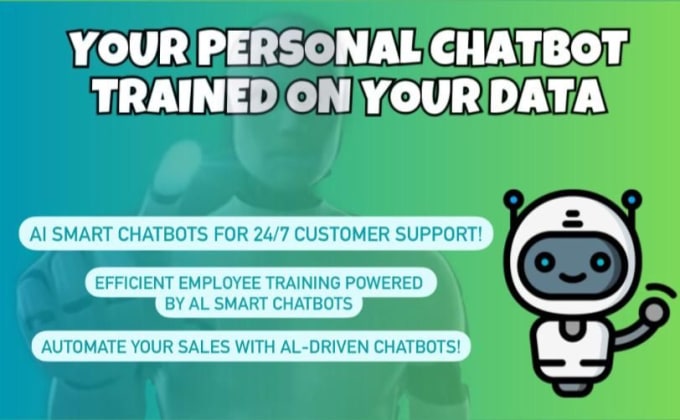 Gig Preview - Build custom ai chatbot like chatgpt trained on your business data using gpt4