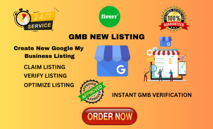 Gig Preview - Create new google my business listing, optimize and verify