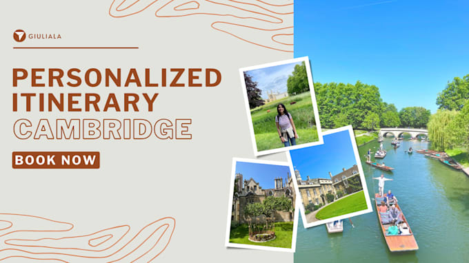 Gig Preview - Plan a researched itinerary for your vacation in cambridge