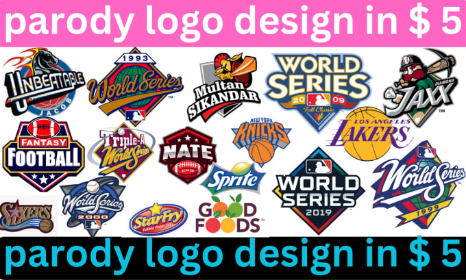 Make a logo,nba, nfl,ml famous excellent streetwear brand,parody for  clothing by Malikayesha1