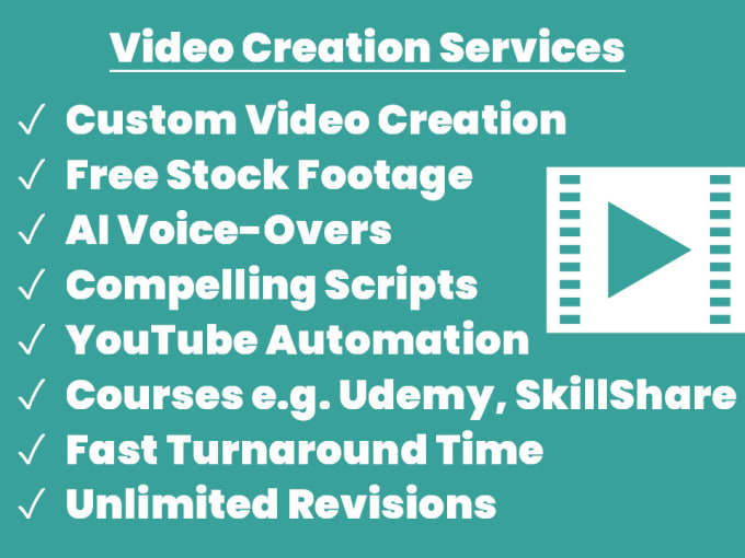 Gig Preview - Do video automation services for courses, youtube, video sales letters