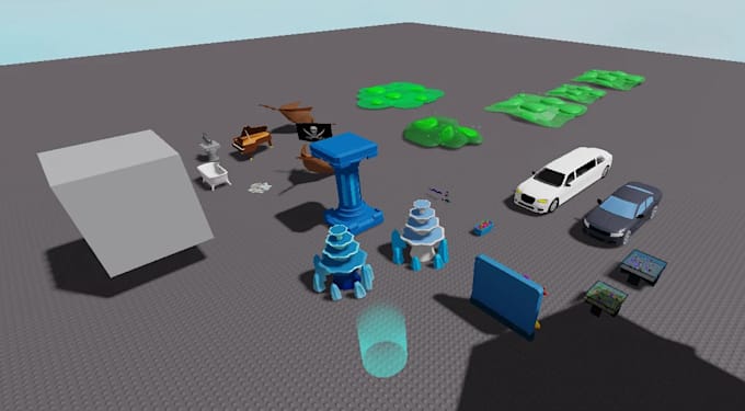 Gig Preview - Design custom roblox 3d assets cars, characters more