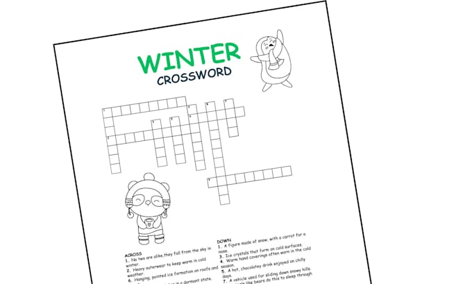 Gig Preview - Create word search, maze, crosswords, and math worksheets